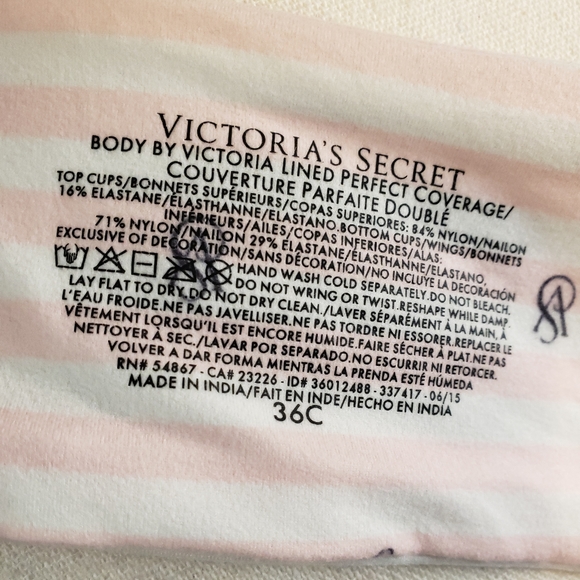 Victoria's Secret Body By Victoria Lined Perfect Coverage - Picture 7 of 8